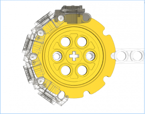 Final result of a line of treads.