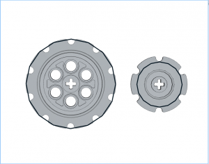 Sprocket Radii as defined by lsynth.mpd.