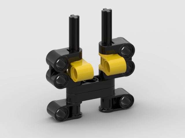 Worm gear support.